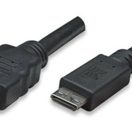 Cable HDMI a mini HDMI macho/macho 1,8 mts Manhattan Cable Hdmi A Mini Hdmi Macho/macho 1,8 Mts Manhattan