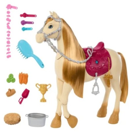 Muñeco Barbie Mysteries Caballo con Sonidos y Accesorios 001