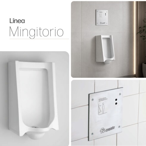 MINGITORIO LOZA SANITARIA CON VALVULA INCLUIDA BLANCO