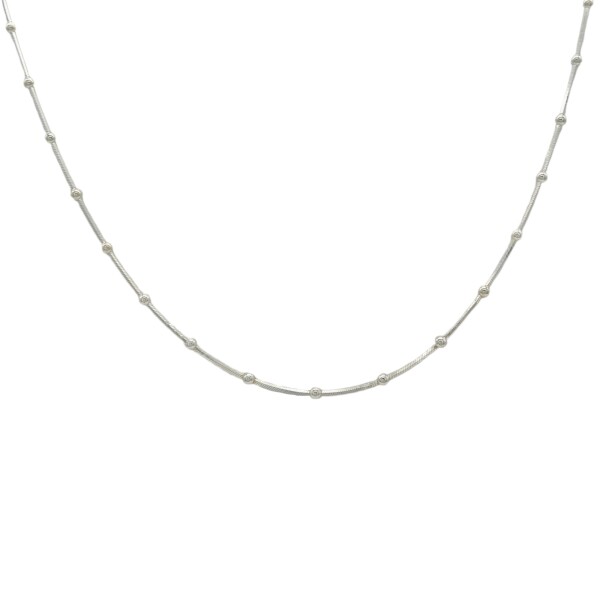 Cadena Bolitas-Plata 925-Sin Piedra-CD3032 sinpiedra