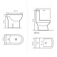 JUEGO DE LOZA SANITARIA PARA BAÑO LINEA MALAWI BLANCO 000