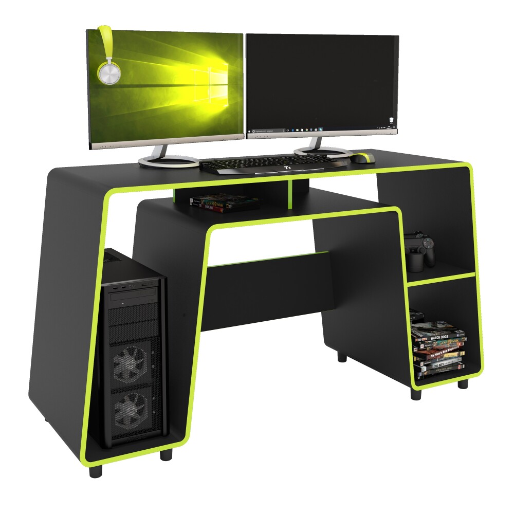 ESCRITORIO MDP NEGRO GAMER LONDON