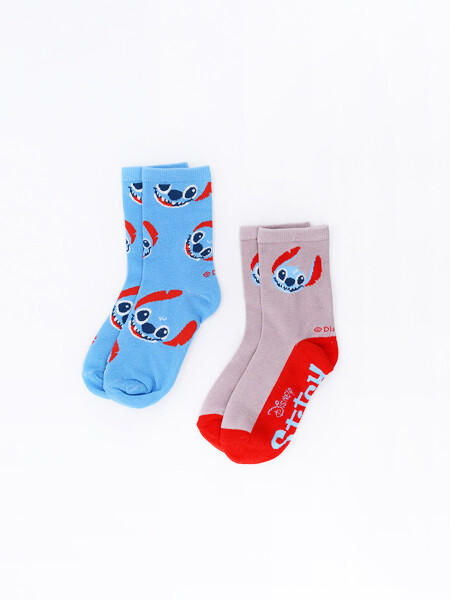 MEDIAS STITCH RETRO PACK X2 VARIANTE 1