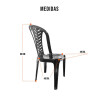 Silla Jardín/eventos Pvc Reforzada Sin Posabrazos Apilable Silla Jardín/eventos Pvc Reforzada Sin Posabrazos Apilable