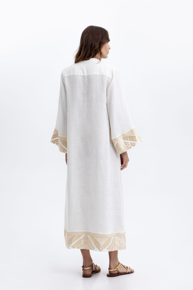 VESTIDO PYRAMIDS Blanco