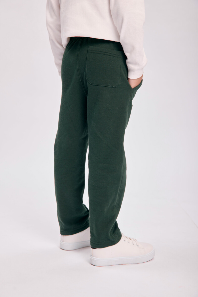 Pantalón deportivo recto Verde