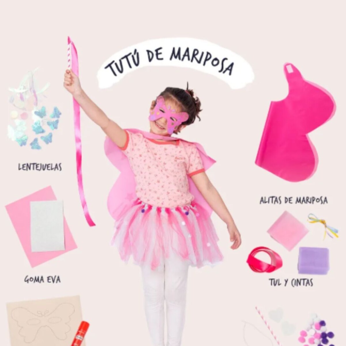 KIT MI TUTU DE MARIPOSA S/C