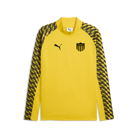 Peñarol Train.1/4 Zip Top 26-65972407 Amarillo/Negro