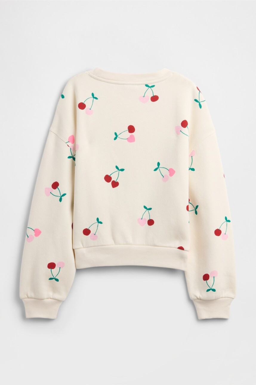 Buzo Deportivo Niña Cherry Print