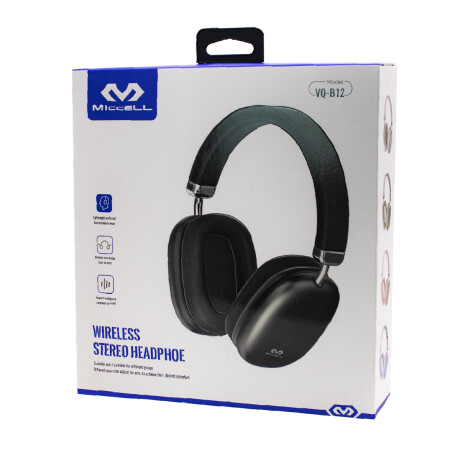 Auriculares Vincha MICCELL VQ-B12 Bluetooth NEGRO