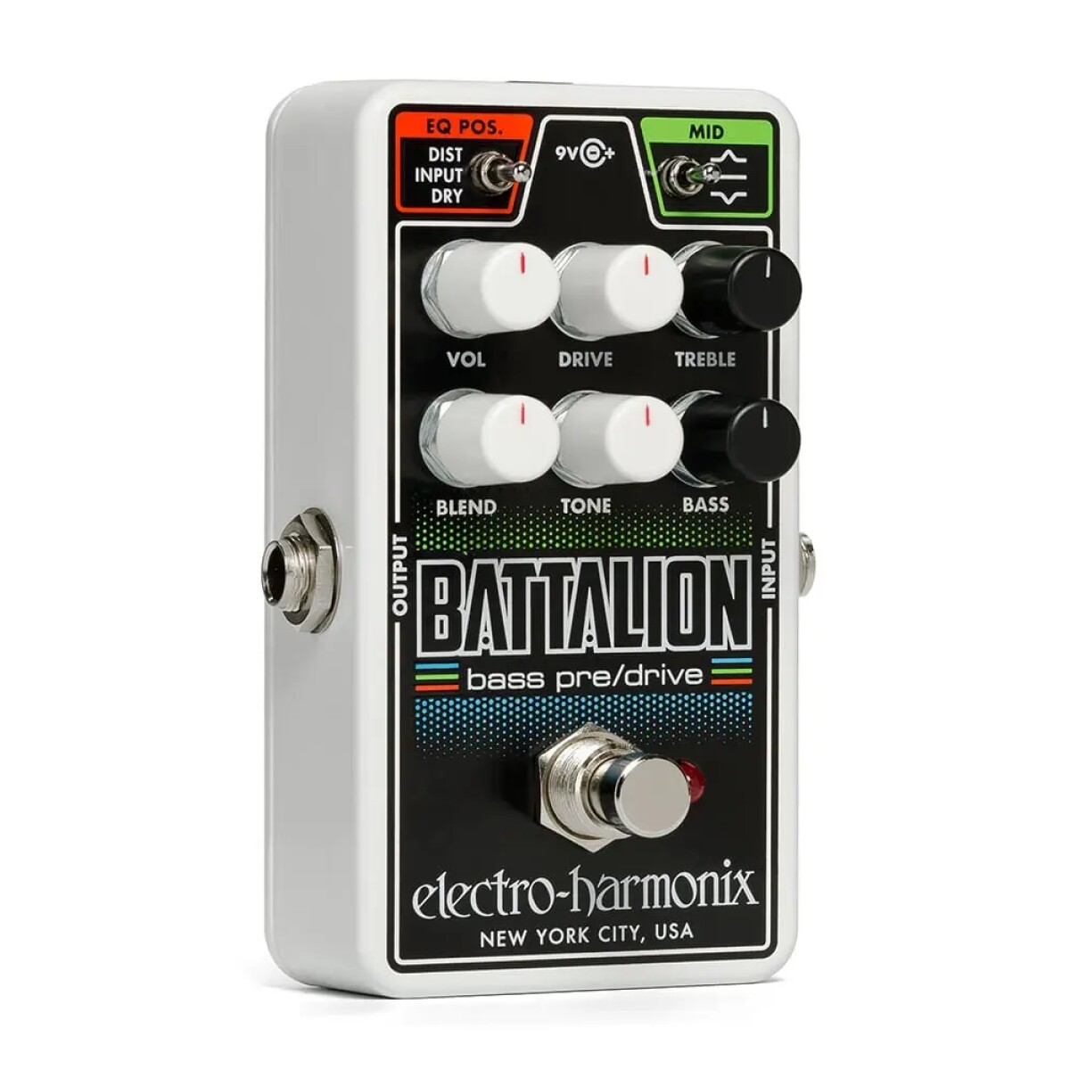 ELECTRO HARMONIX NANO BATTALION BASS PREAMP OVERDRIVE 