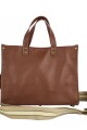 Cartera de mujer cuero 100 % Marrón