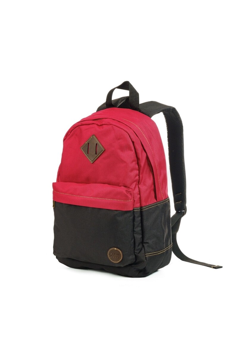 mochila clasica Rojo