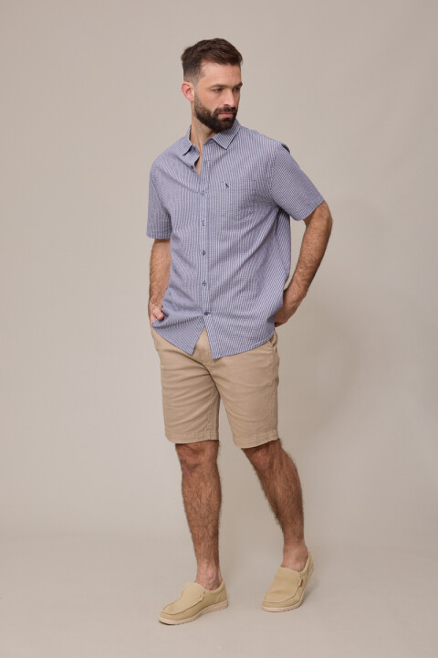 CAMISA M/C ESTURA POLANCO Azul