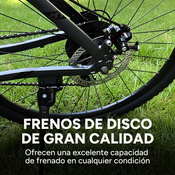 Bicicleta Crolan Montaña Rod 27.5 Freno Disco 21 Vel Shimano Color Gris