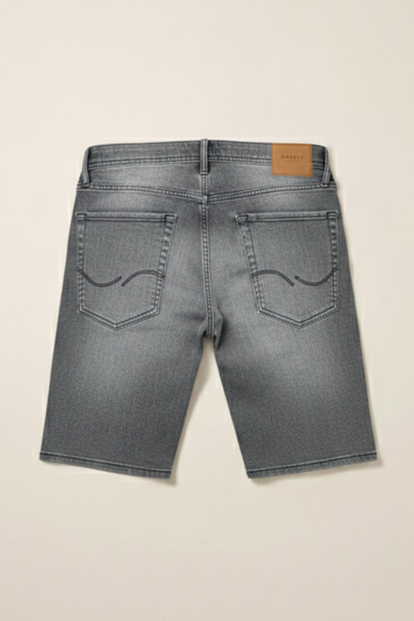 BERMUDA JEAN VECTOR Gris
