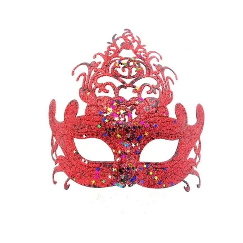 Antifaz de Diva Rojo