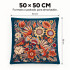 Fundas de Almohadón ZAL 50 x 50 cm Pack x2 Turquesa