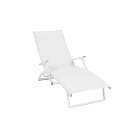 Reposera Aluminio Relaxing pure White