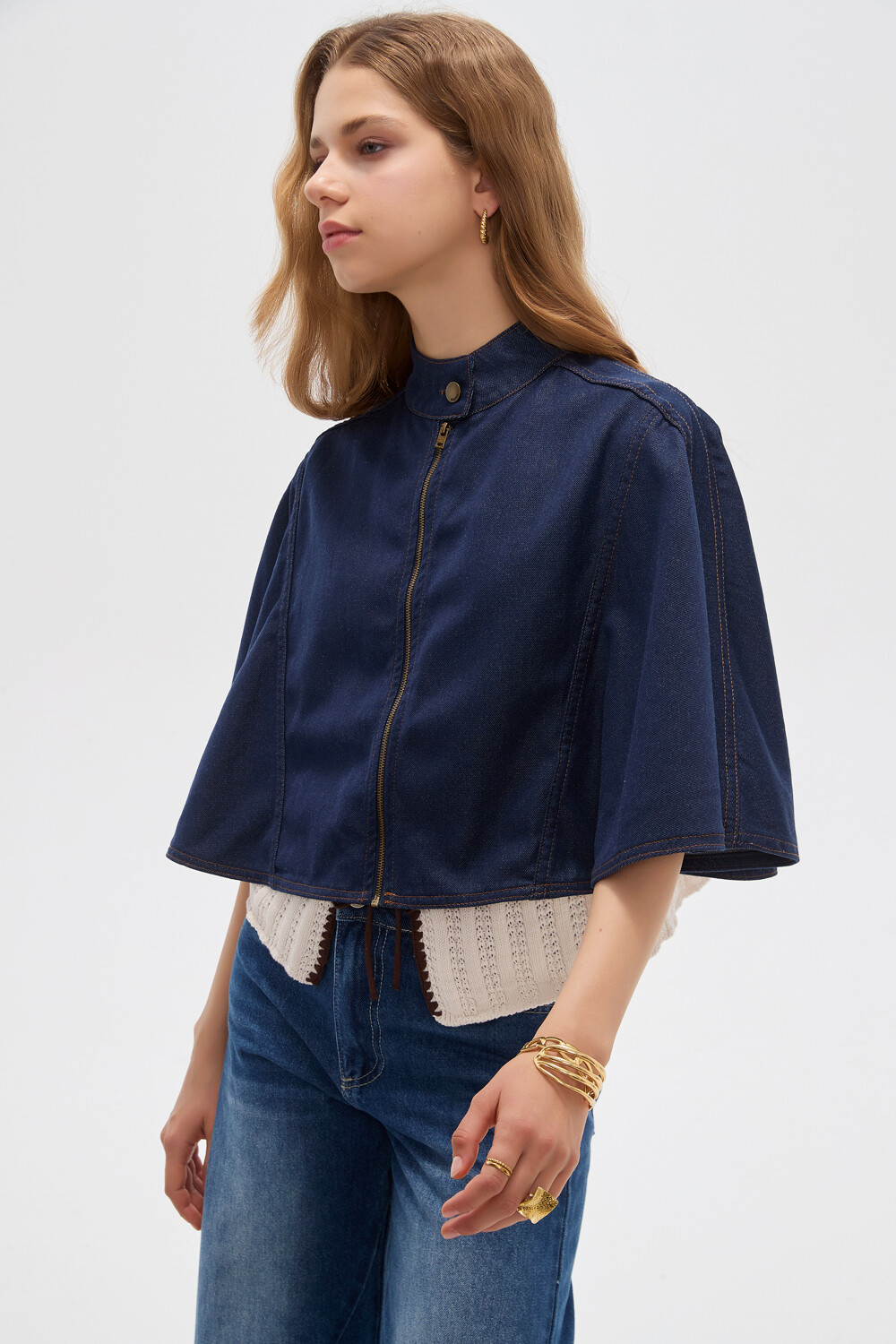 Poncho Tipai Azul
