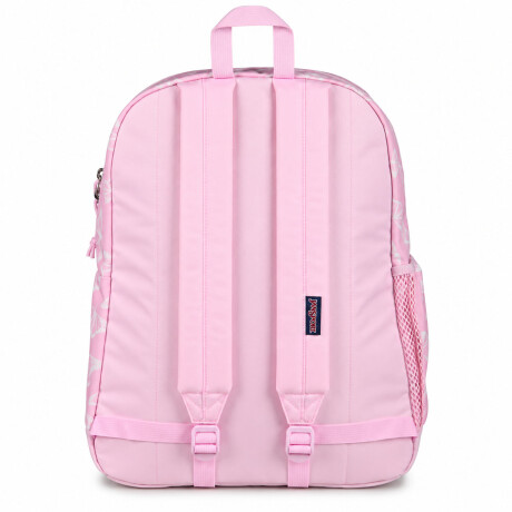 Mochila Escolar p/ Laptop Jansport Cross Town Plus Original Pink Ice White Pink Ice