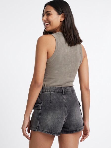 SHORT UMI GRIS OSCURO
