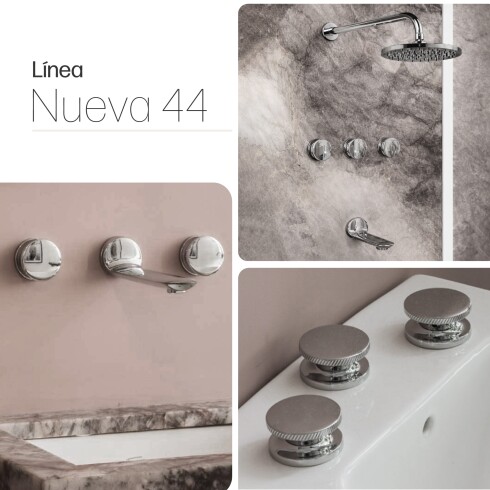 Juego De Griferia Incluye Lavatorio Ducha Y Bidet CROMO