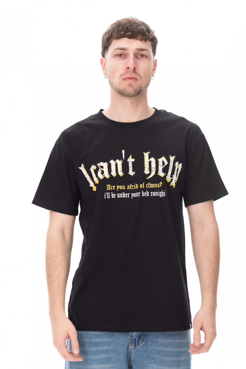 Remera Help Negro