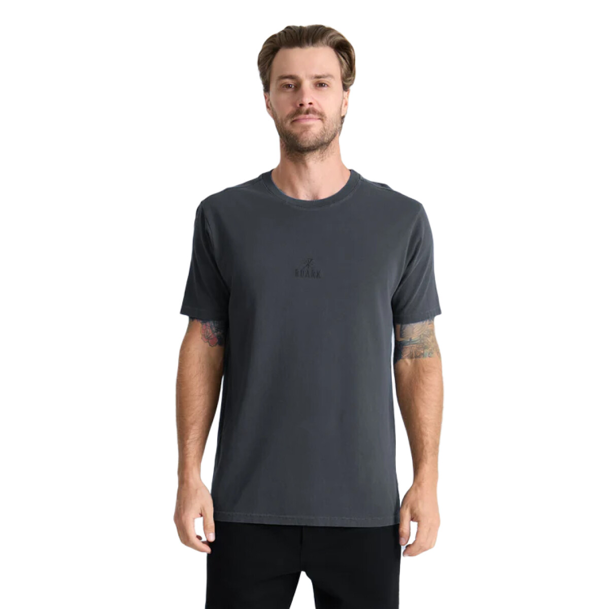 Remera Roark Safecamp Embroidery - Gris 