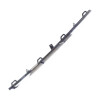 MOLDURA DE CARETA SUPERIOR IZQUIERDA GOL 8 (CROMADA) Moldura De Careta Superior Izquierda Gol 8 (cromada)
