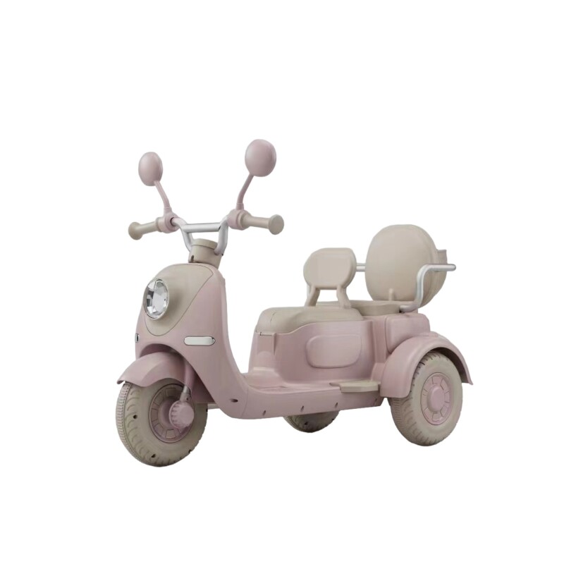 Moto Scooter a Bateria Doble 6 V -Rosa Moto Scooter a Bateria Doble 6 V -Rosa