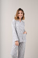 Pijama Abotonado 1059 Gris
