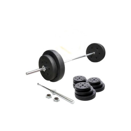 Kit Barra de 1.80 Mts + 60kgs En Discos 2x10Kg 4x5Kg 6x2.5Kg 4x1.25Kg