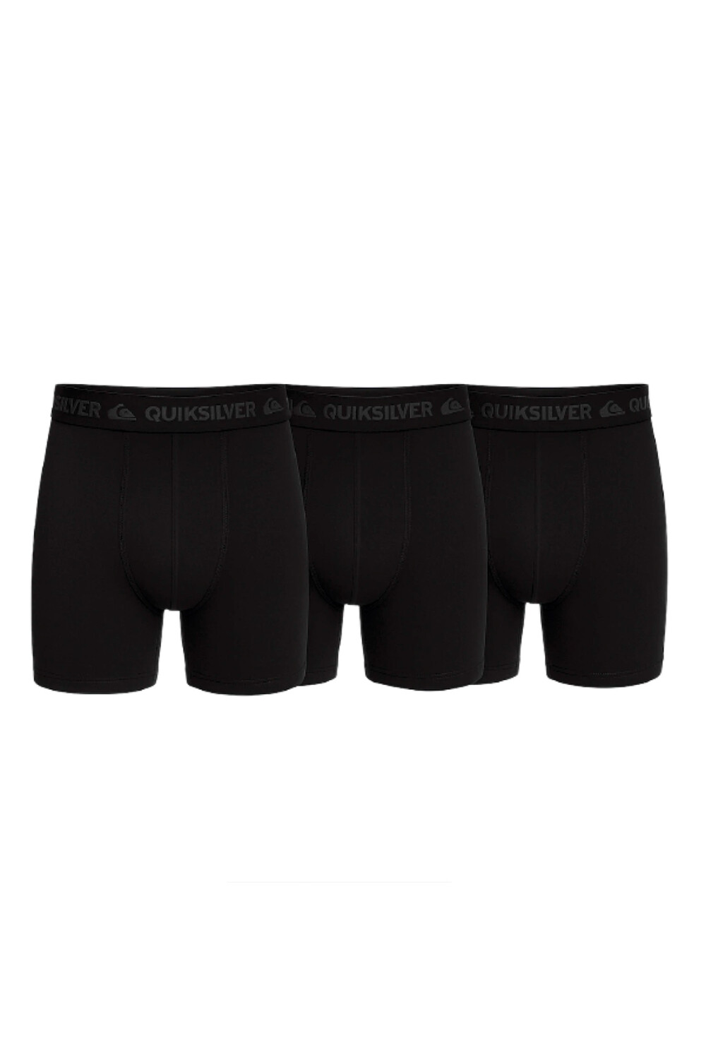 Quiksilver Pack 3 Boxers Hombre - Negro, Negro, Negro Varios