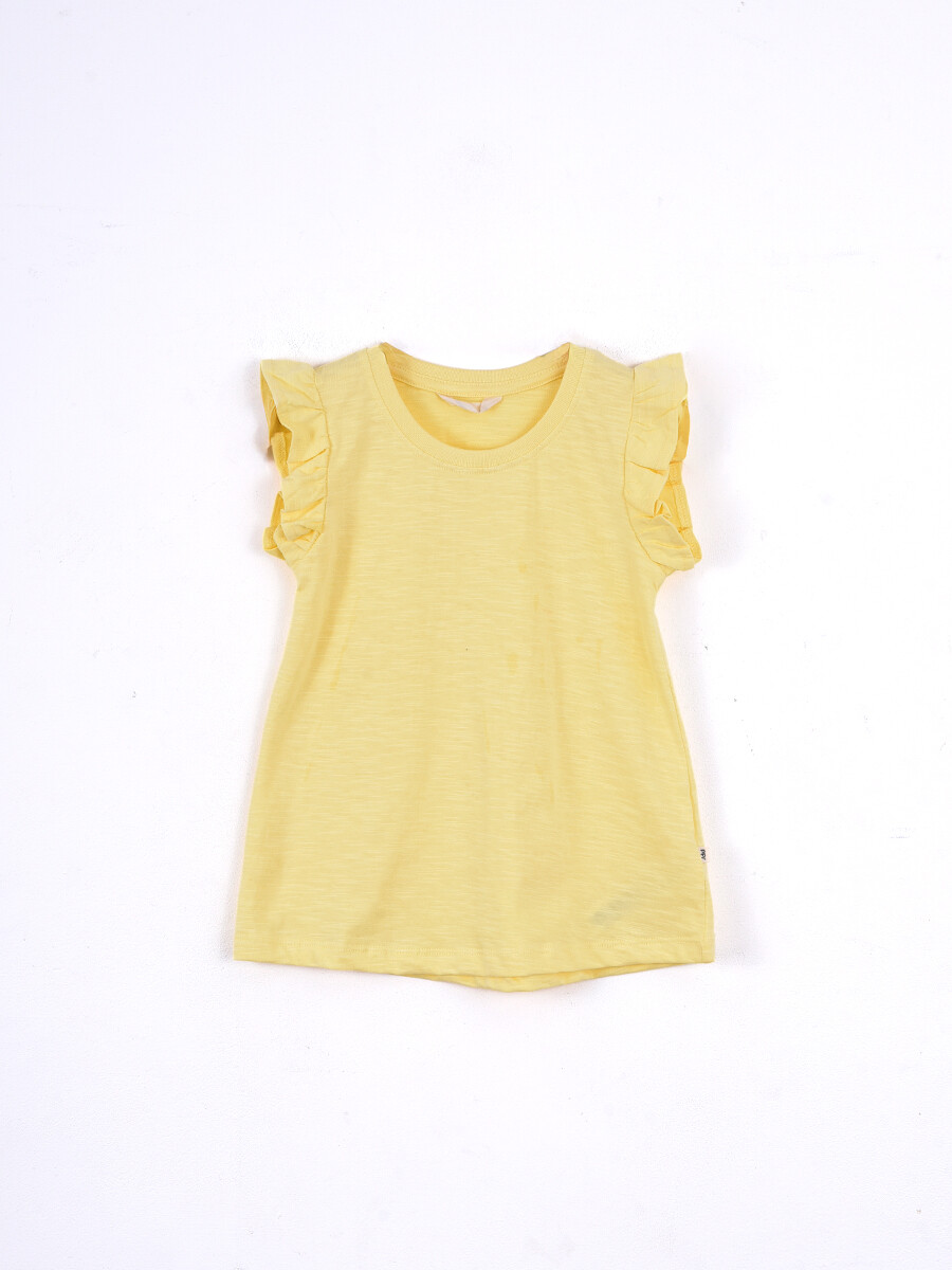 MUSCULOSA SLUB RENATA - AMARILLO 