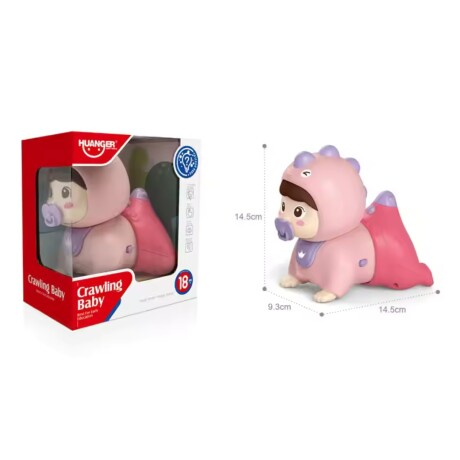 Juguete Estimulador de Gateo Huanger ROSA-LILA
