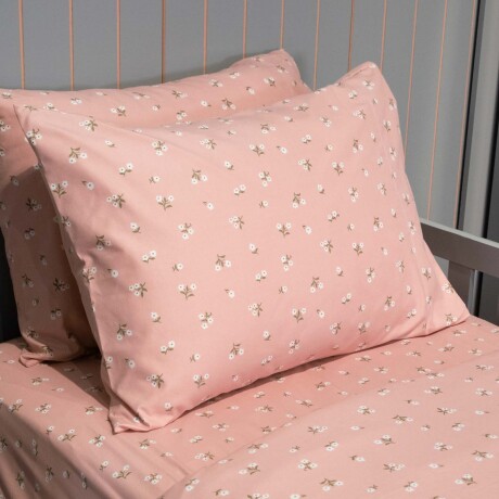 JGO SÁBANAS FIBRA-SUAVE ROSA LITTLE FLOWERS ROSA VIEJO
