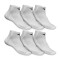 MEDIAS TOBILLERAS EVERLAST POLY 10-13 (6 PACK) BLANCO