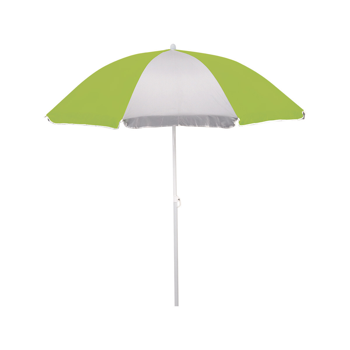 Sombrilla 1,80 mrs Polyester 70+UV - VERDE/BLANCO 