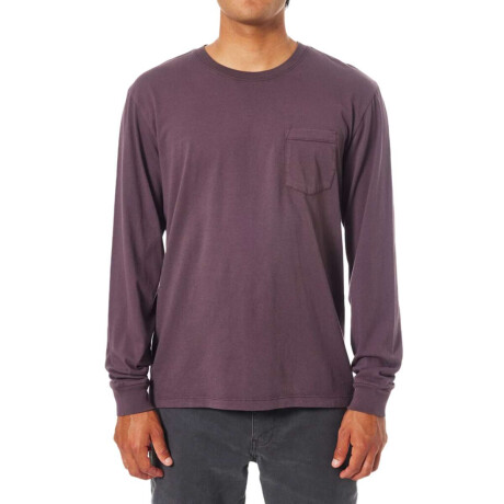Remera ML Katin Base Long Sleeve Tee Bordeaux