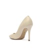 ZAPATO TACO ALTO BEIGE U