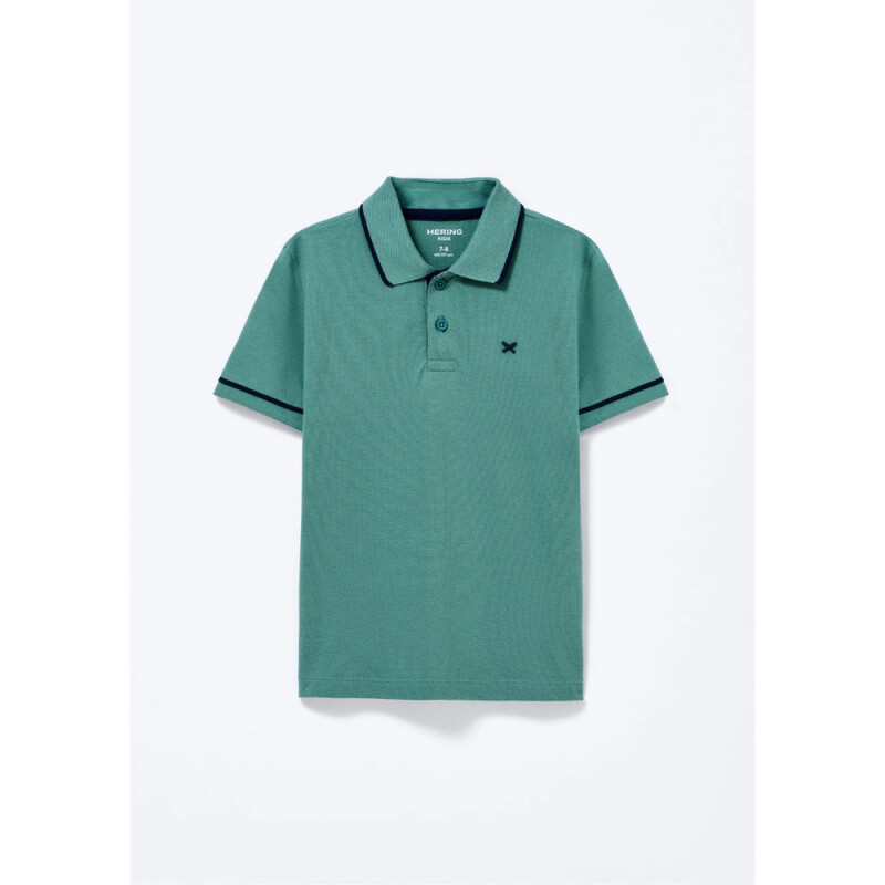 CAMISA POLO MM MASC VERDE MEDIO