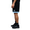 Short de Hombre Umbro S Futbol Negro - Celeste