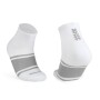 Medias Running Tobillera Unisex Blanco