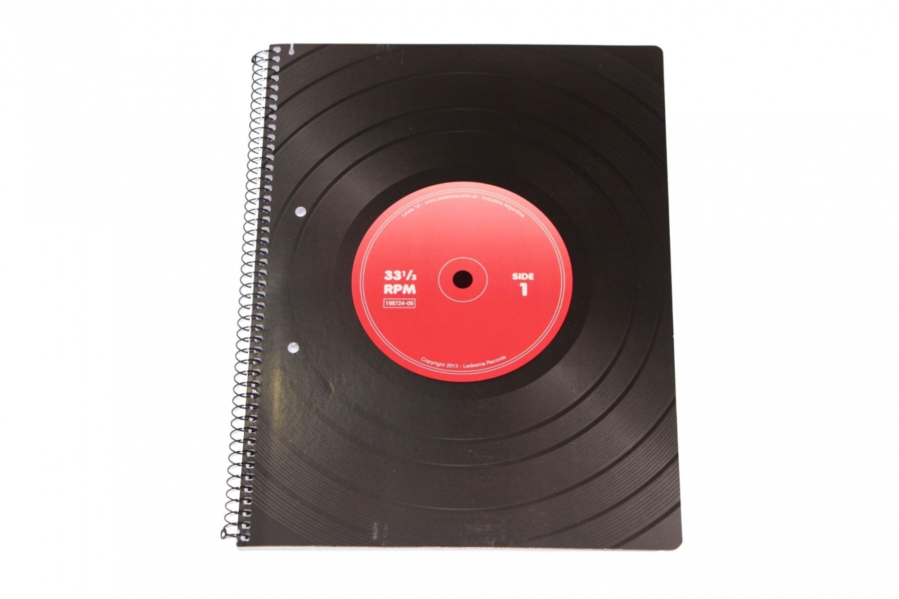 CUADERNOLA LEDESMA LINEA16 84 HOJAS RAYADO - TAPA DISCO 