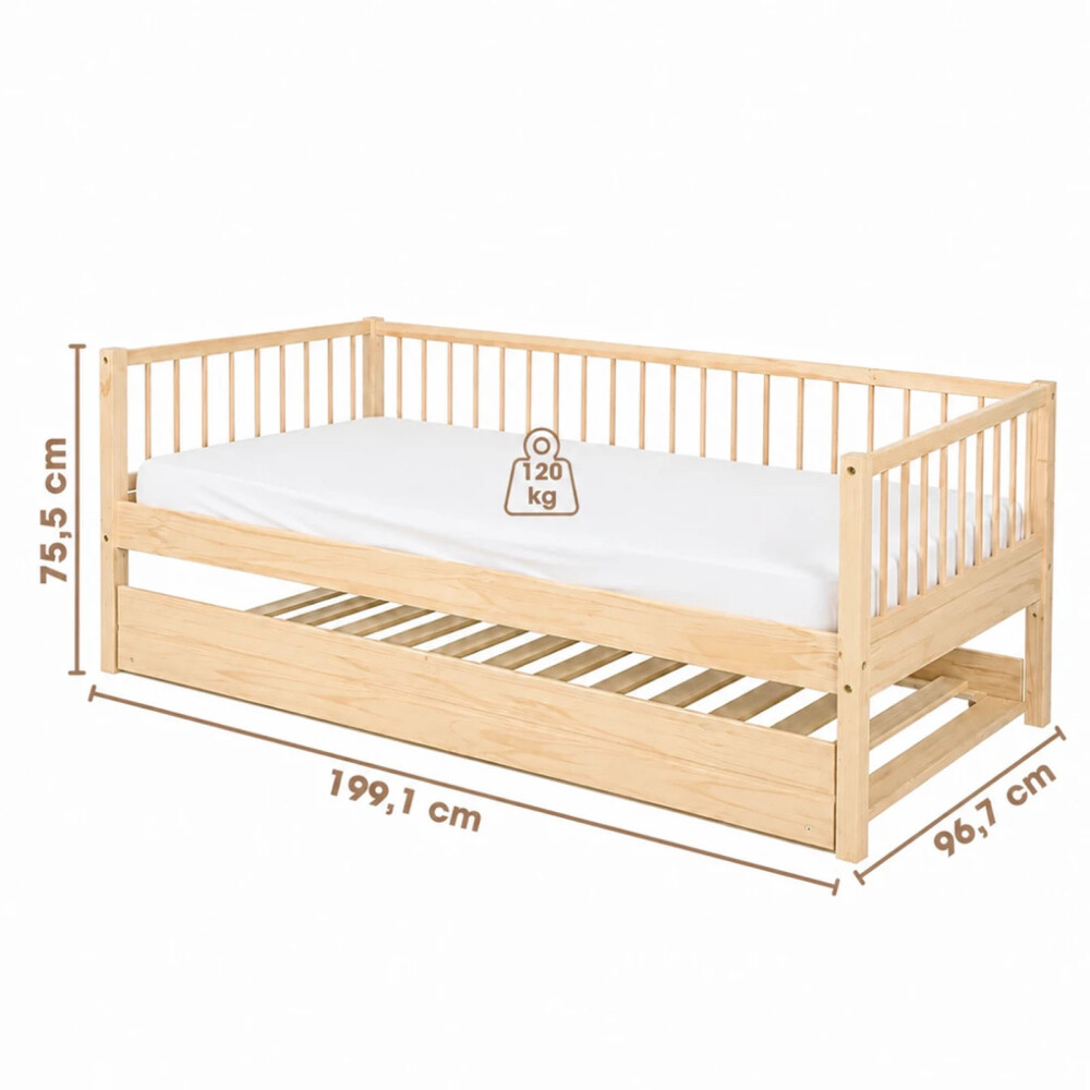 CAMA MARINERA MADERA NATURAL-BEIGE FARM
