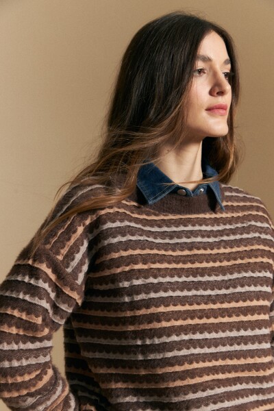SWEATER LOMA Marron