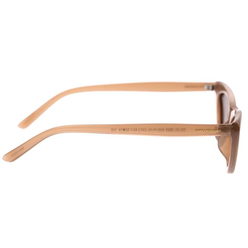 Lentes de Sol Chilli Beans Super Cat Beige Lentes de Sol Chilli Beans Super Cat Beige