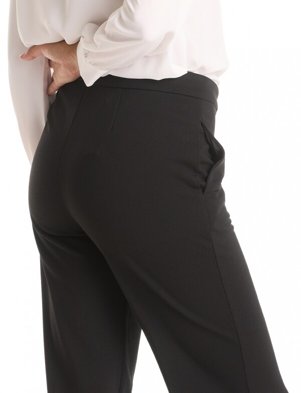Pantalon Wide Leg NEGRO