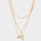 Collares Cortos De inicial Collar Corto De Inicial "p" - Dorado
